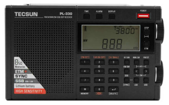 Радиоприемник карманный Tecsun PL-330 (export version) black от магазина РЭССИ